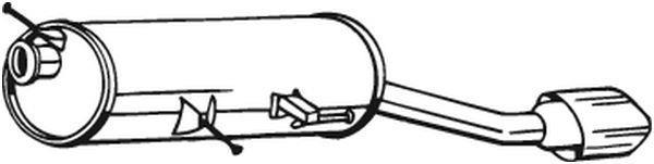 Silenciador trasero BOSAL ref. 190-169