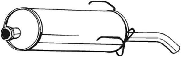 Silenciador trasero BOSAL ref. 190-807