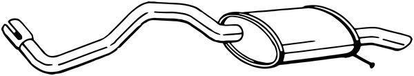 Silenciador trasero BOSAL ref. 200-097