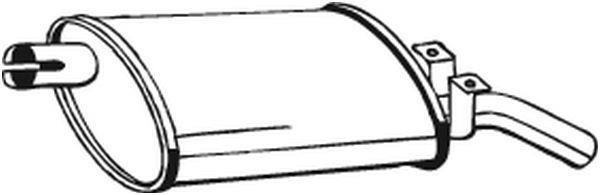 Silencieux arrière (Pot d'échappement) BOSAL ref. 200-953