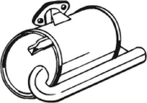 Silencieux arrière (Pot d'échappement) BOSAL ref. 229-683