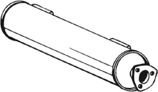 Panela de escape traseira BOSAL ref. 233-525