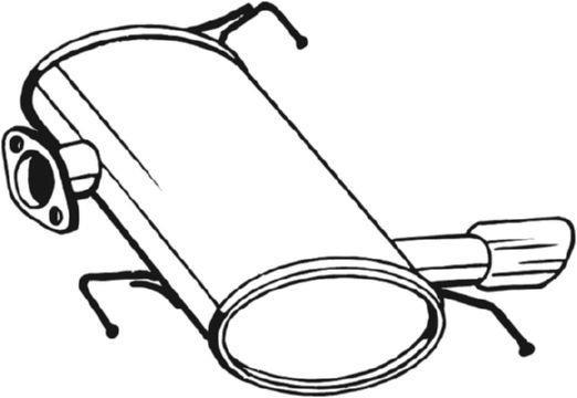 Silenciador trasero BOSAL ref. 247-009