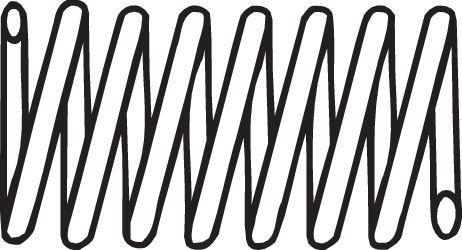 Muelle, tubo de escape BOSAL ref. 251-003