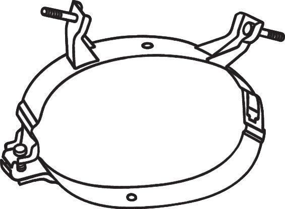 Silentbloc de suspension d'échappement BOSAL ref. 251-016