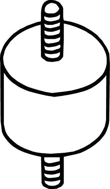 Silentbloc de suspension d'échappement BOSAL ref. 255-517