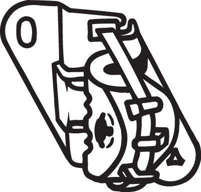 Silentbloc de suspension d'échappement BOSAL ref. 255-172