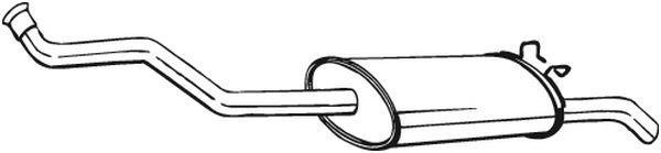 Silencieux arrière (Pot d'échappement) BOSAL ref. 278-221