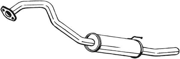 Silencieux arrière (Pot d'échappement) BOSAL ref. 279-409