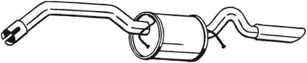 Silencieux arrière (Pot d'échappement) BOSAL ref. 279-429