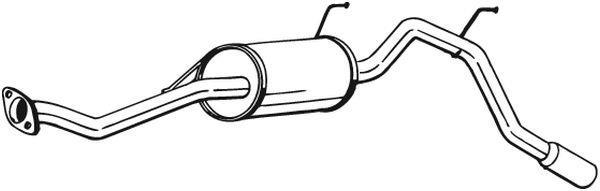 Silenciador trasero BOSAL ref. 281-611