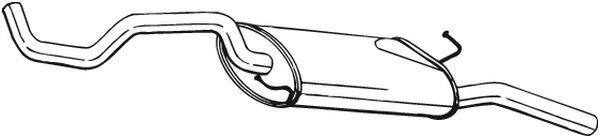 Silencieux arrière (Pot d'échappement) BOSAL ref. 282-463