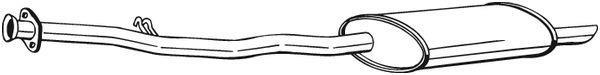 Silenciador trasero BOSAL ref. 283-285