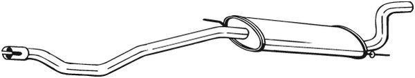 Silenciador trasero BOSAL ref. 283-921