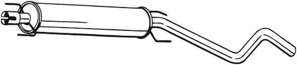 Silenciador central BOSAL ref. 286-743