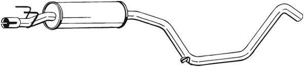 Silenciador central BOSAL ref. 285-029