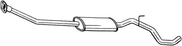 Silenciador del medio BOSAL ref. 286-277