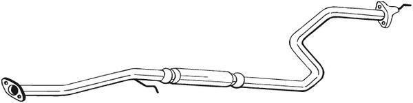 Silenciador del medio BOSAL ref. 292-119