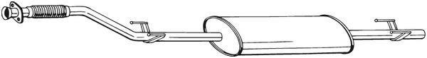 Silenciador delantero BOSAL ref. 293-209