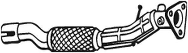 Tuyau d'échappement (Tuyau d'échappement) BOSAL ref. 750-125