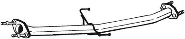 Tuyau d'échappement (Tuyau d'échappement) BOSAL ref. 803-001
