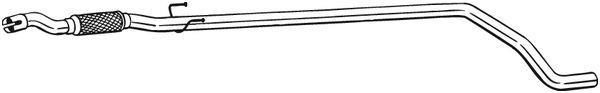 Tuyau d'échappement (Tuyau d'échappement) BOSAL ref. 950-043