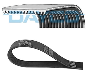 Courroie trapézoïdale à nervures DAYCO 14PK1286HD