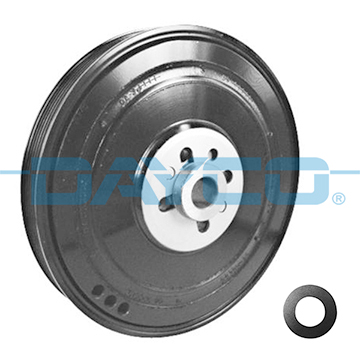 Poulie damper (Poulie de vilebrequin) DAYCO ref. DPV1077