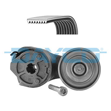 Kit de courroie d'accessoire (Courroie d’alternateur) DAYCO KPV027HD