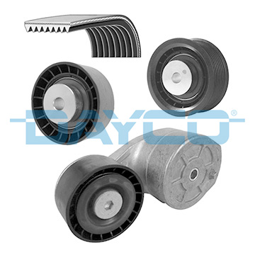 Kit de courroie d'accessoire (Courroie d’alternateur) DAYCO KPV030HD