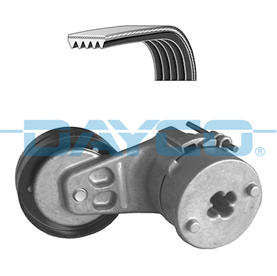 Kit de courroie d'accessoire (Courroie d’alternateur) DAYCO KPV060HD