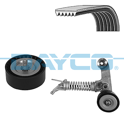 Kit de correias trapezoidais estriadas DAYCO  ref. KPV1275
