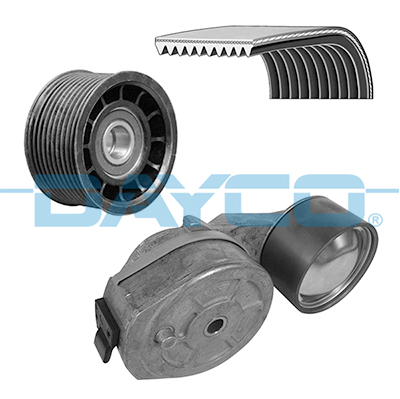 Kit de courroie d'accessoire (Courroie d’alternateur) DAYCO KPV133HD