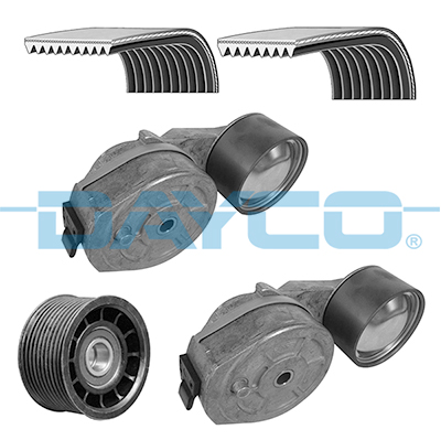 Kit de courroie d'accessoire (Courroie d’alternateur) DAYCO KPV155HD