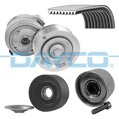 Kit de courroie d'accessoire (Courroie d’alternateur) DAYCO KPV158HD