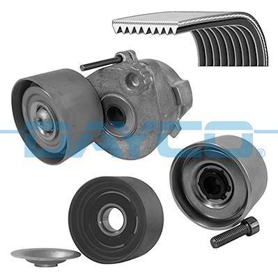 Kit de courroie d'accessoire (Courroie d’alternateur) DAYCO KPV164HD