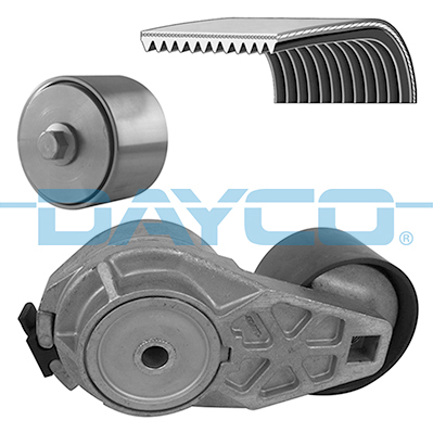 Kit de courroie d'accessoire (Courroie d’alternateur) DAYCO KPV187HD