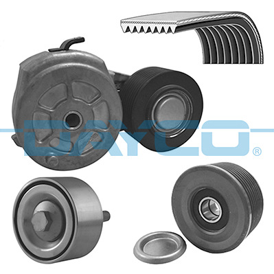 Kit de courroie d'accessoire (Courroie d’alternateur) DAYCO KPV193HD