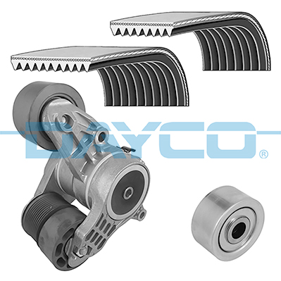 Kit de courroie d'accessoire (Courroie d’alternateur) DAYCO KPV207HD