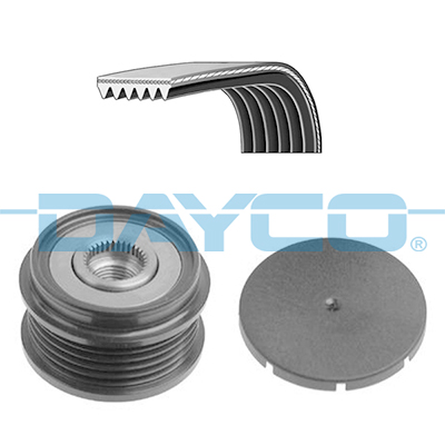 Kit de correias trapezoidais estriadas DAYCO  ref. KPV216