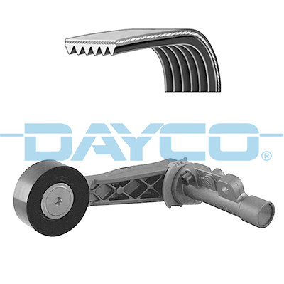 Kit de courroie d'accessoire (Courroie d’alternateur) DAYCO KPV222