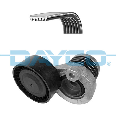Kit de courroie d'accessoire (Courroie d’alternateur) DAYCO  ref. KPV224