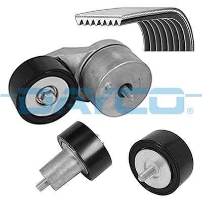 Kit de courroie d'accessoire (Courroie d’alternateur) DAYCO KPV241HD