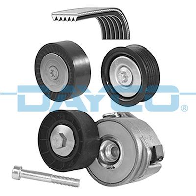 Kit de courroie d'accessoire (Courroie d’alternateur) DAYCO  ref. KPV256