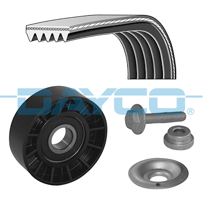 Kit de correias trapezoidais estriadas DAYCO  ref. KPV266