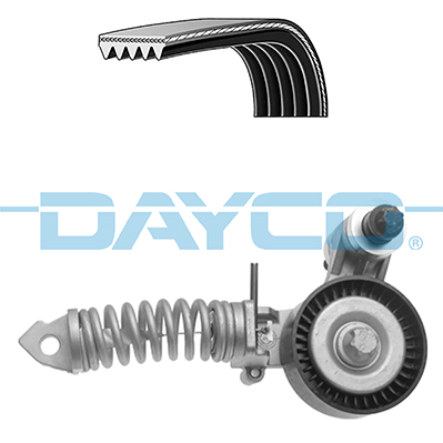 Kit de courroie d'accessoire (Courroie d’alternateur) DAYCO  ref. KPV395