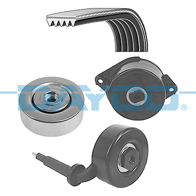 Kit de courroie d'accessoire (Courroie d’alternateur) DAYCO  ref. KPV747