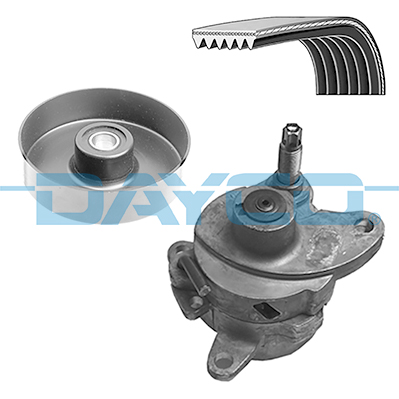 Kit de courroie d'accessoire (Courroie d’alternateur) DAYCO KPV812