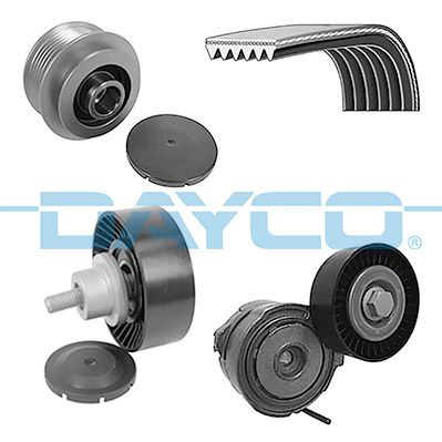 Kit de courroie d'accessoire (Courroie d’alternateur) DAYCO ref. KPV832