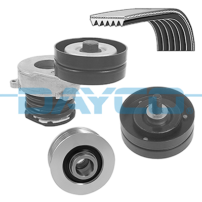 Kit de courroie d'accessoire (Courroie d’alternateur) DAYCO ref. KPV898